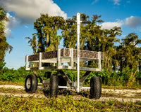All Terrain Country Kahuna Wagon-Solid Aluminum Construction, Large Turf Tires, Clevis, Made in The USA!