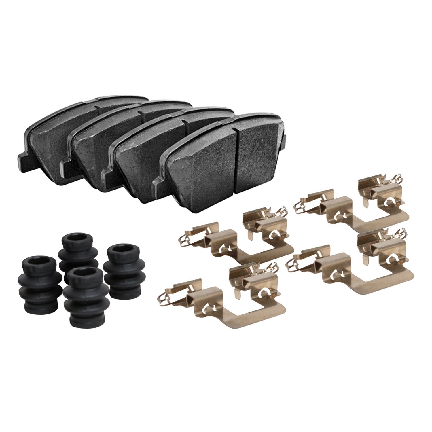 Centric Posi Quiet 106.13291 Premium Extended Wear Semi-Metallic Rear Disc Brake Pad Set for Select Ford and Lincoln Model Years