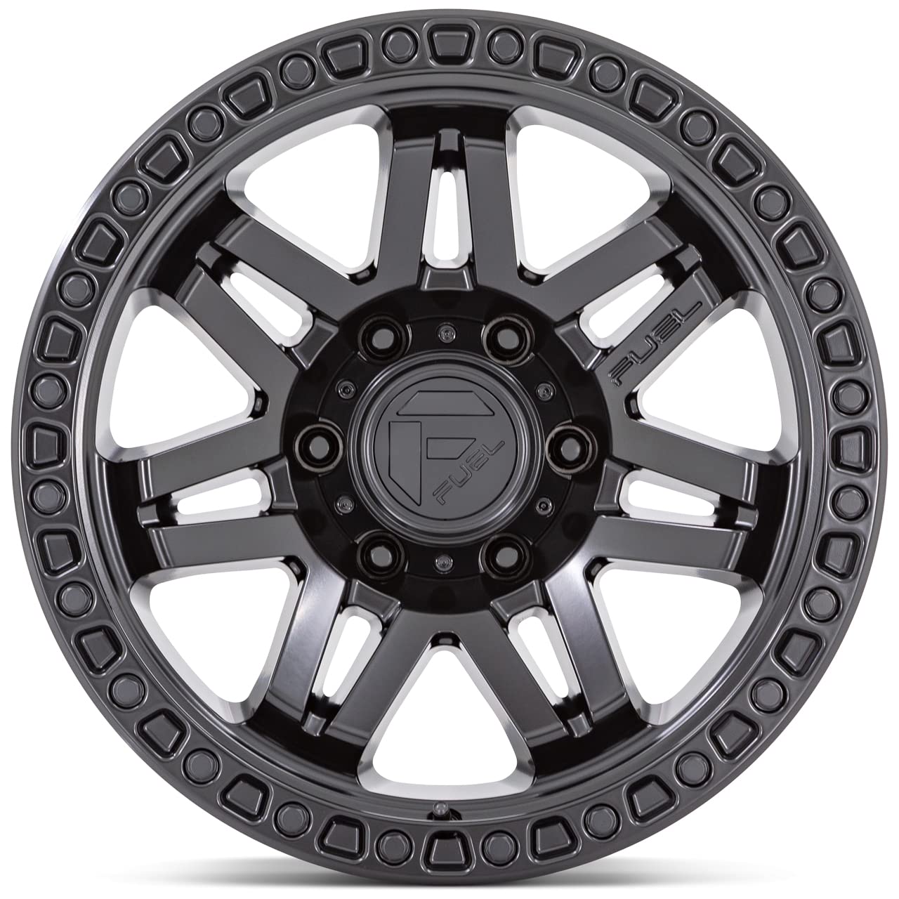 D810 SYNDICATE FUEL OFF-ROAD 17X9, 5X5.0, 5.04, 1mm BLACKOUT - D81017907550