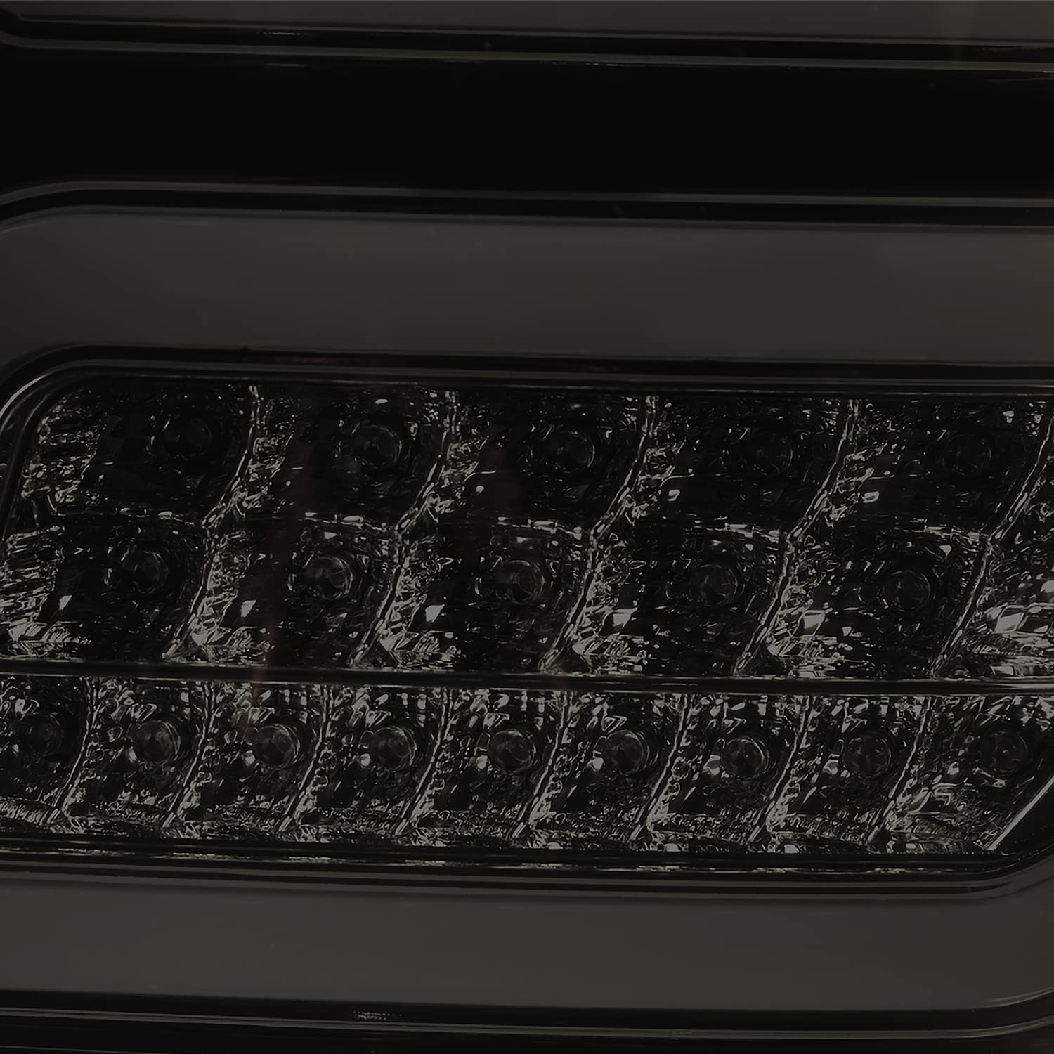 Smoke LED Bar Tail Lights SPEC-D TUNING Compatible with 2006-2011 Mercedes-Benz W164 ML-Class, Left + Right Pair Assembly