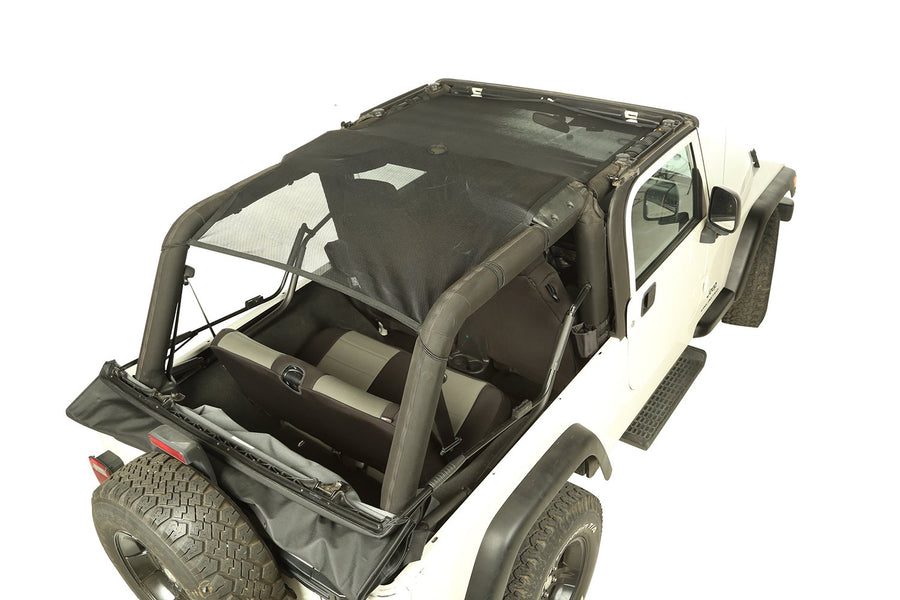 Eclipse Sun Shade Rugged Ridge 13579.09, Full Cover; 04-06 Jeep Wrangler Unlimited LJ