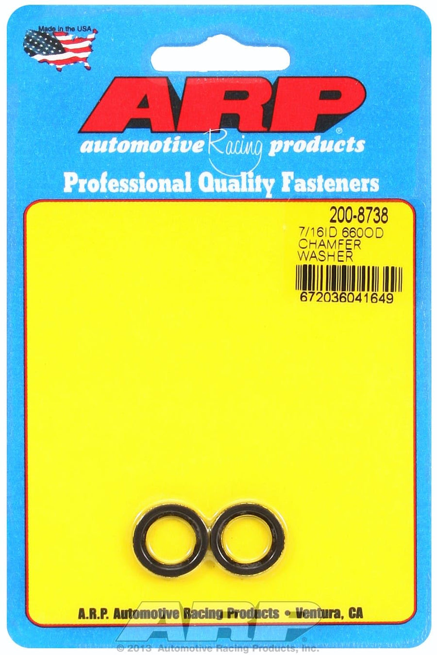 Chamfer ARP Washer, Black (200-8738)