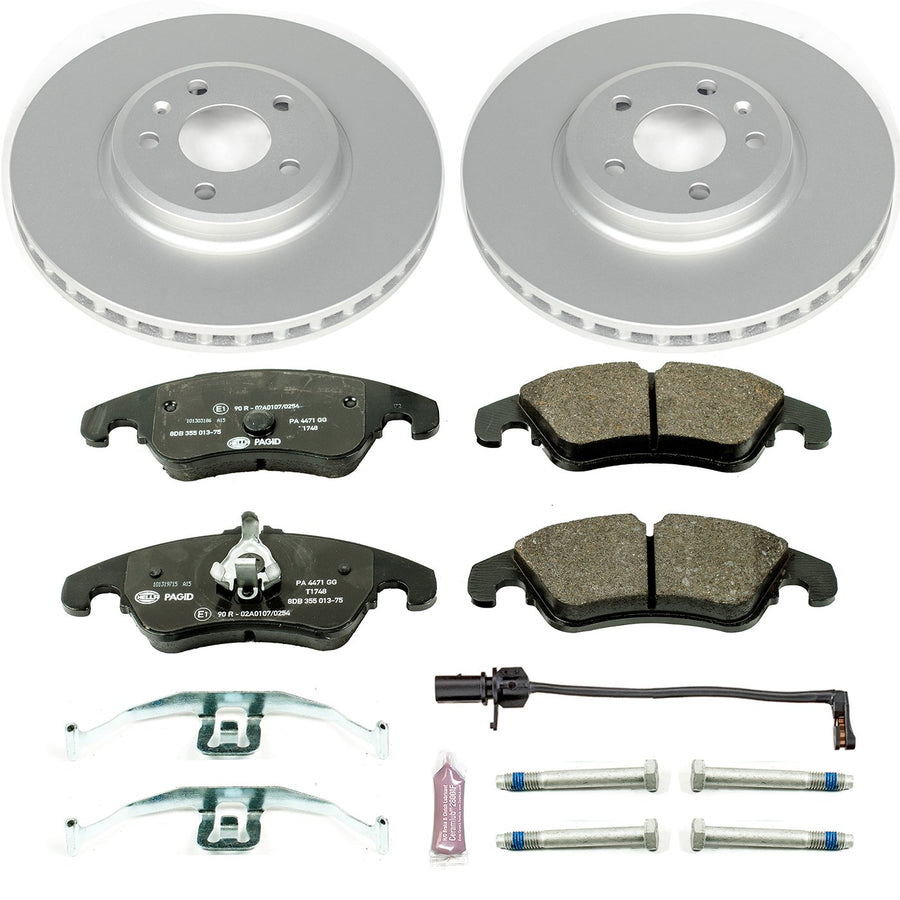 Euro-Stop Power Stop Brake Kit For Audi A4 2009-2011, Audi A4 Quattro 2009-2011, Audi A5 2010-2011, Audi A5 Quattro 2008-2011, Audi Q5 2009-2011 [Model Specific]