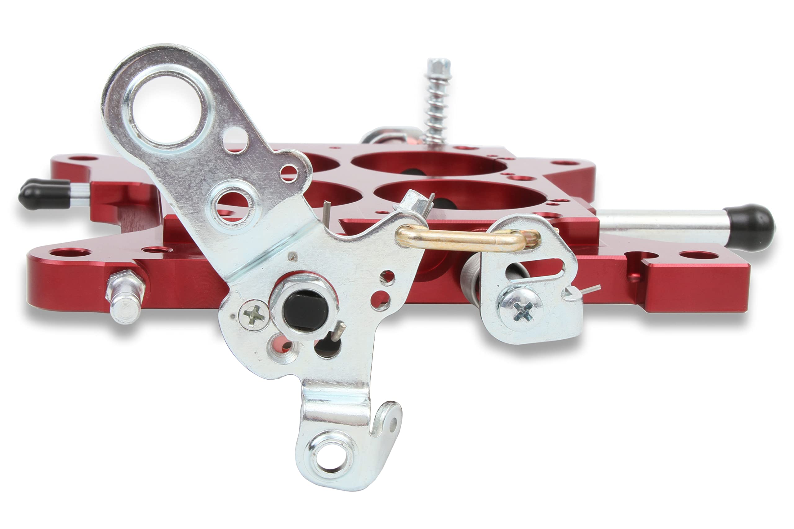 12-850QFT Quick Fuel Billet Throttle Body Assembly 1-3/4 in. Red with Stainless Steel Plates 12-850