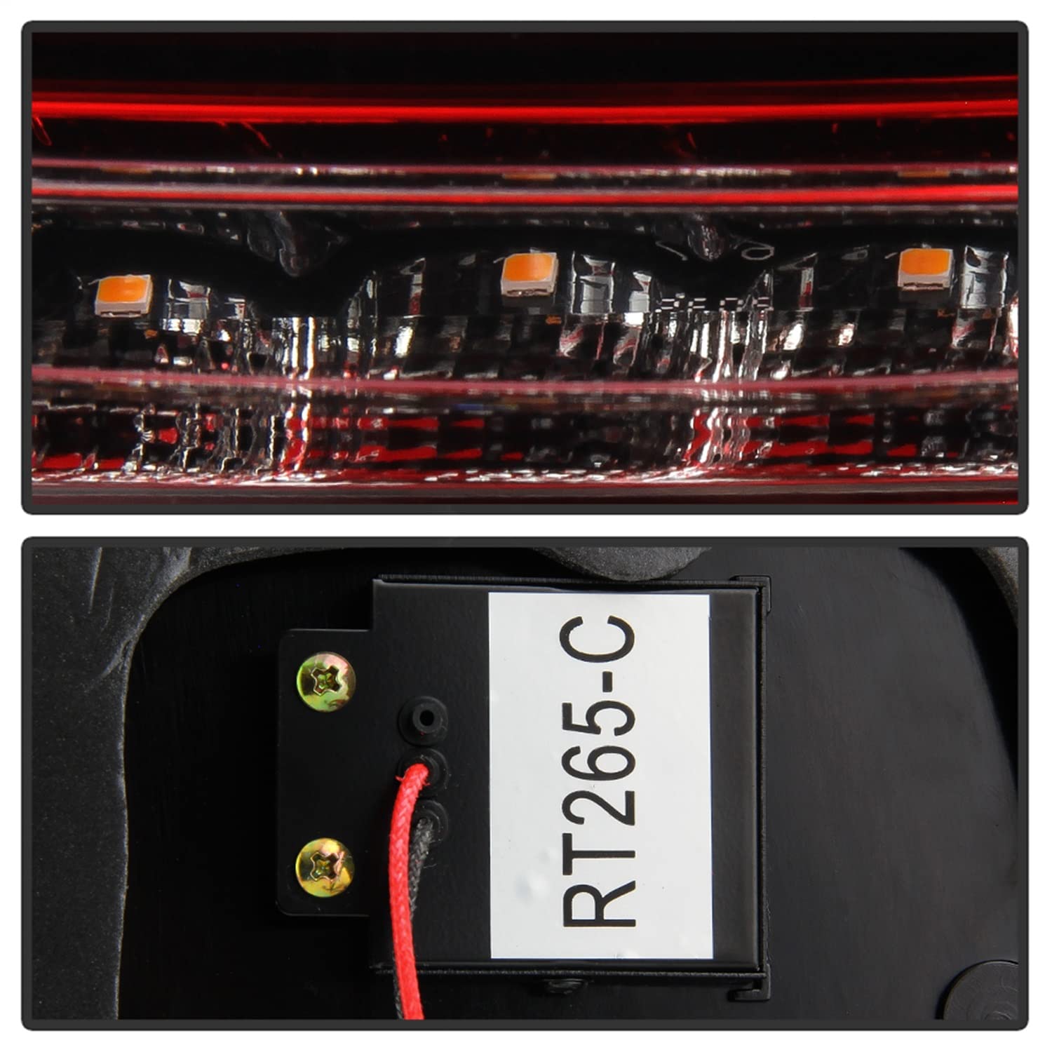 Euro Style Spyder Tail Lights (ALT-YD-SI084D-LED-RC)