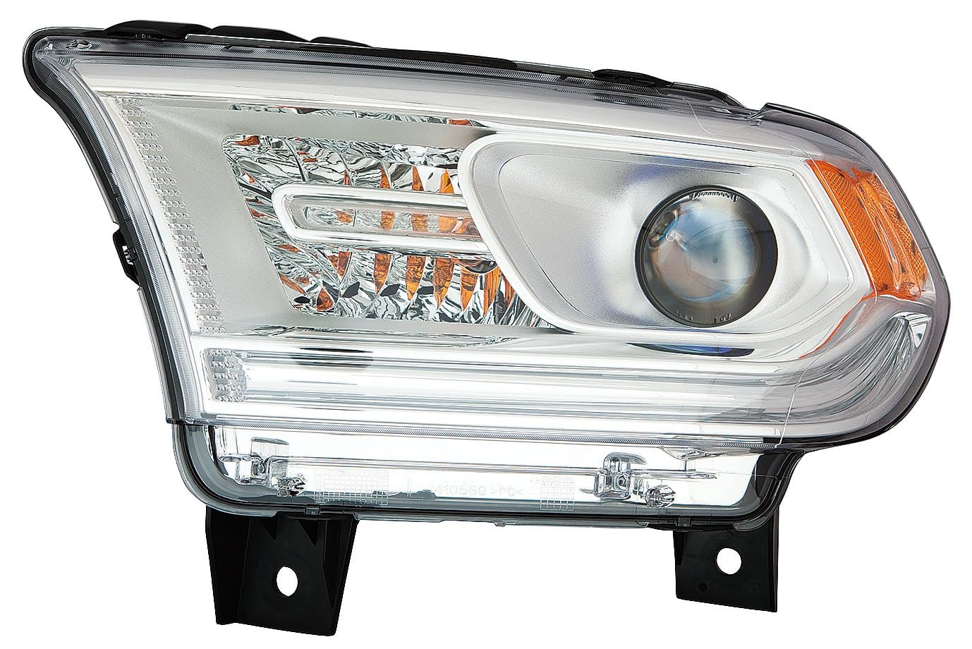 Headlight Assembly DEPO-334-1139L-AC1 for Dodge Durango 14-15 without Led Chrome LH CAPA