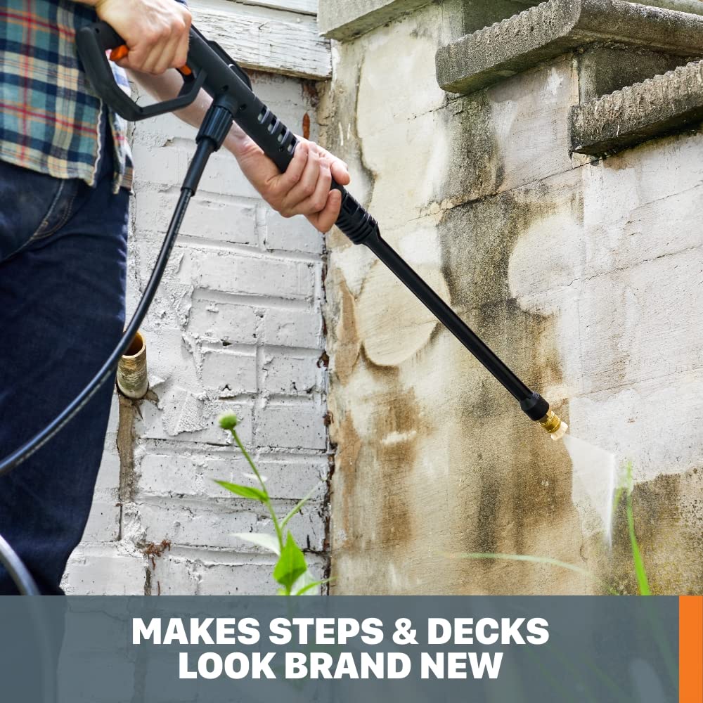 Worx Electric Pressure Washer 13 Amp Max 1870 PSI Max 1.4 GPM WG602