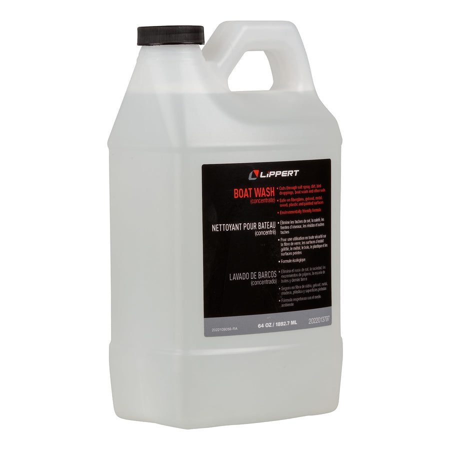 Boat Wash Lippert 64 oz. (Concentrate) for Exterior Applications, Environmentally Friendly Formula, Made in The USA - 2022013797