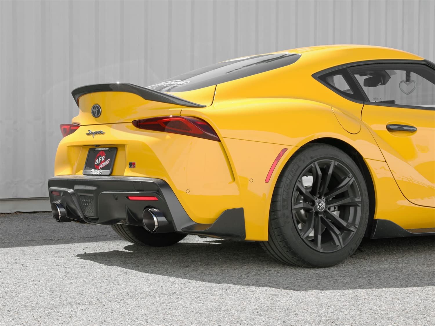 aFe Power Takeda 49-36050-C 3 IN to 2-1/2 IN 304 Stainless Steel Cat-Back Exhaust System, Carbon Fiber, fits Toyota GR Supra (A90) 2021 L4-2.0L (t)