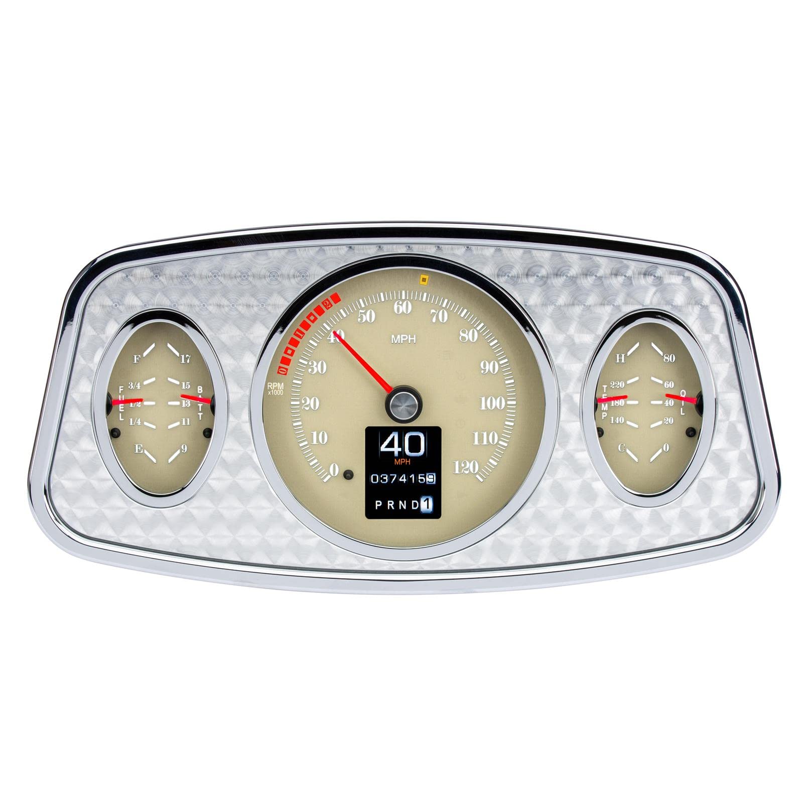 Dakota Digital Retrotech RTX-33F-X Gauge Instrument System Compatible with 1933-34 Ford Car