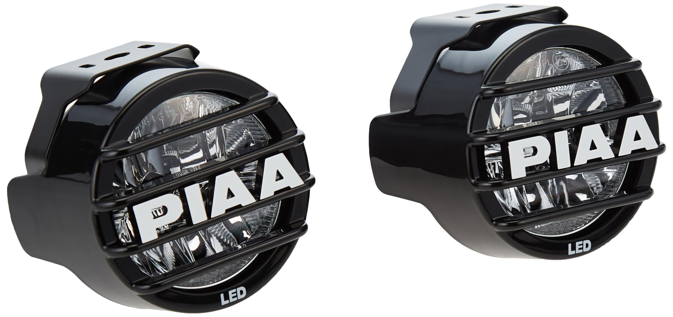 3.5-Inch PIAA 5370 White SAE Compliant LED Fog Lamp Kit with Wiring Harness and Relay and Switch, Pack of 2