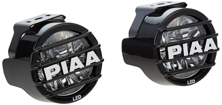 3.5-Inch PIAA 5370 White SAE Compliant LED Fog Lamp Kit with Wiring Harness and Relay and Switch, Pack of 2