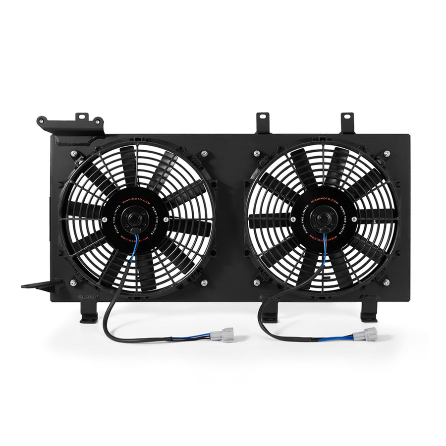 Mishimoto Aluminum Fan Shroud MMFS-WRX-01PBK, Compatible with Subaru WRX/STI PNP, 2001-2007, Black