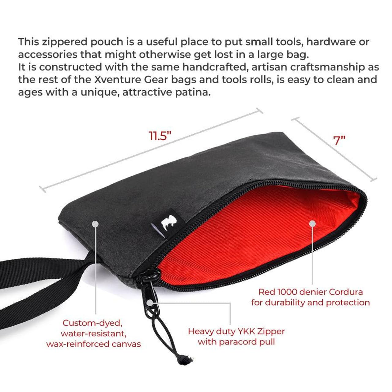 Zippered Pouch Go Rhino | 7" x 11.5" | XG1090-01