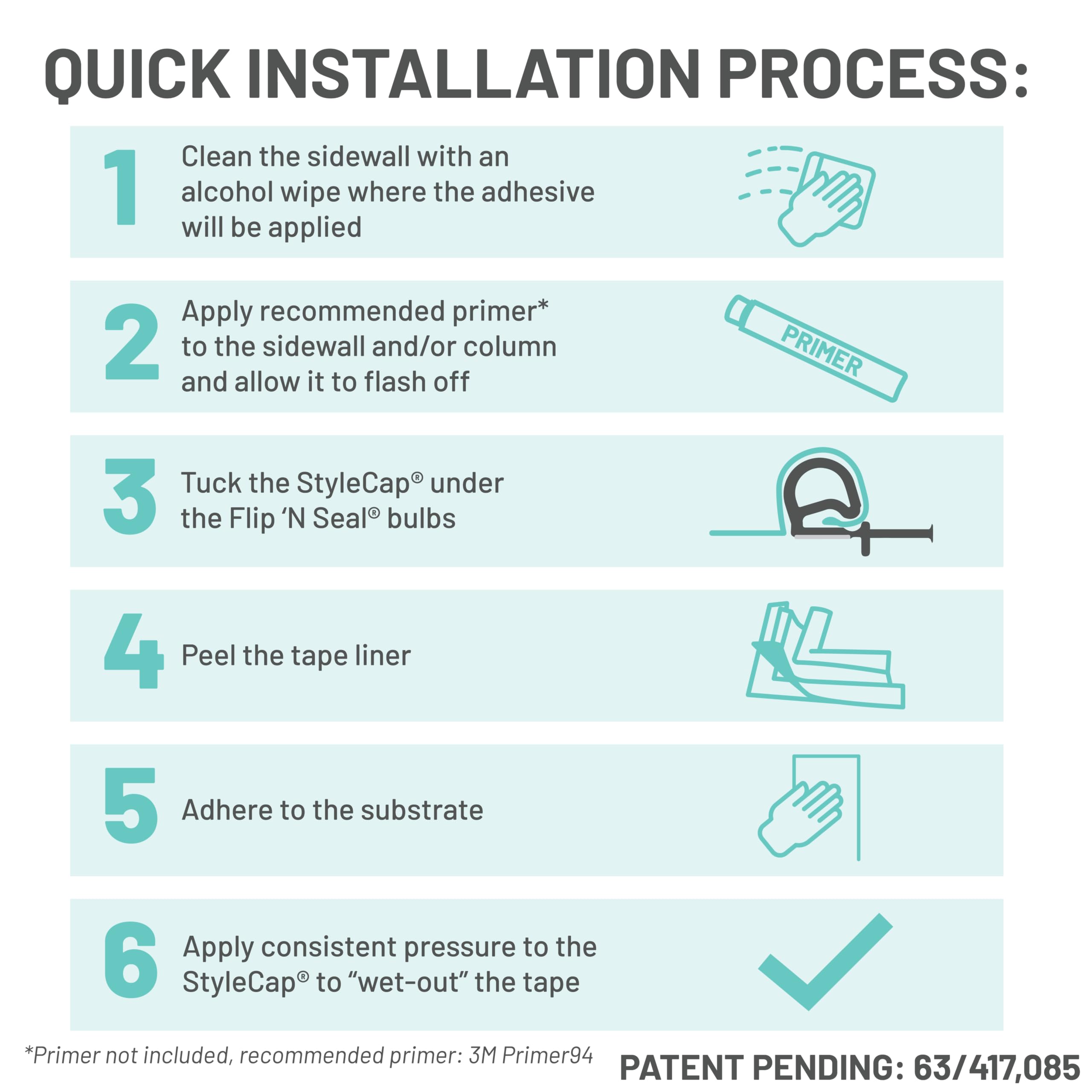 StyleCap® Flip 'N Seal 2006544 for use with Gear Driven Slide-Out Mechanisms (2pcs)