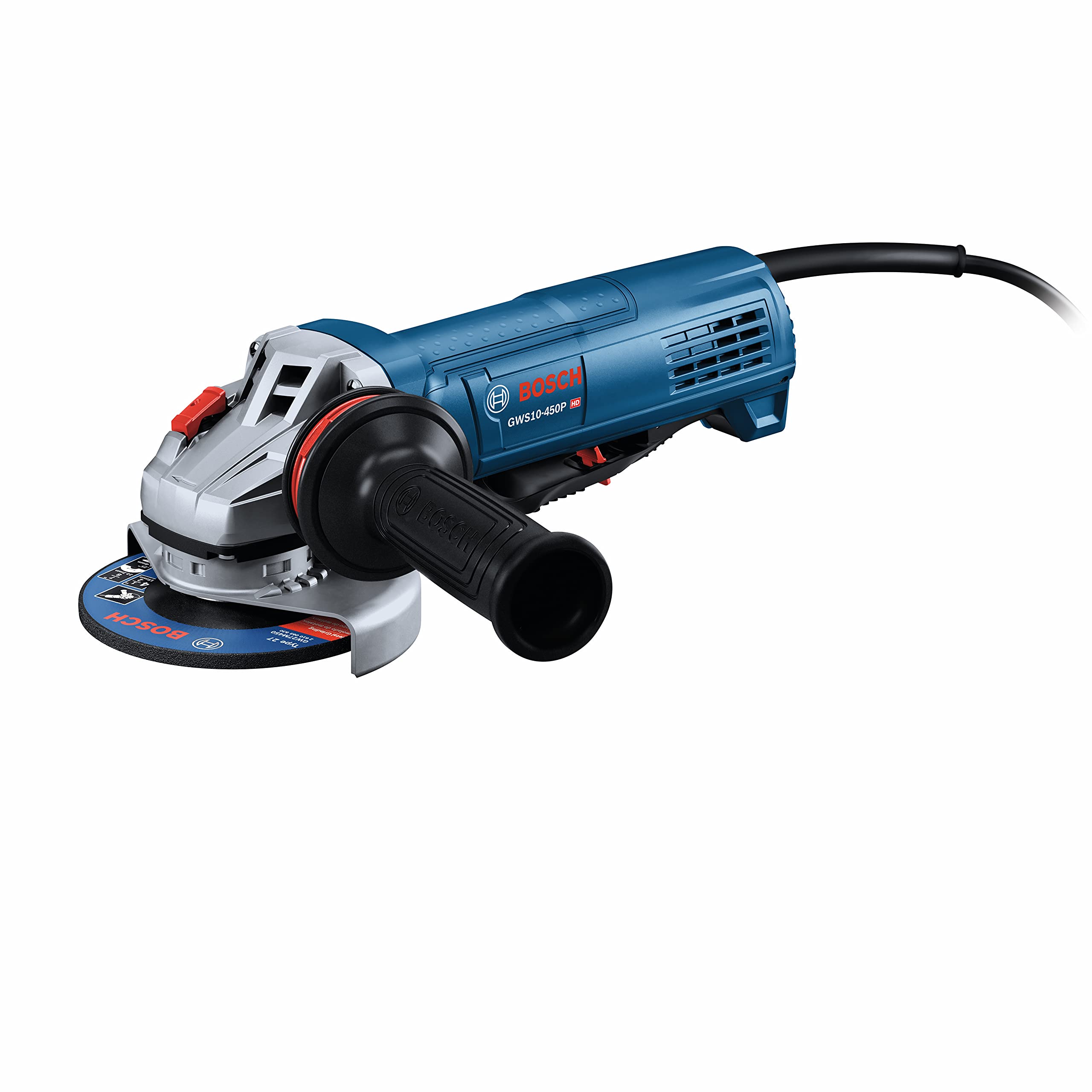GWS10-450P Bosch 4-1/2 In. Ergonomic Angle Grinder with Paddle Switch