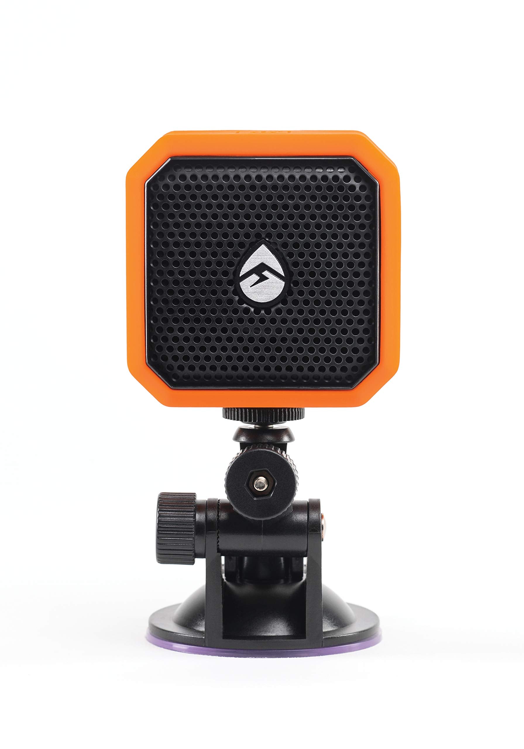 EcoPebble Lite ECOXGEAR GDI-EXPLT500 Waterproof Floating Portable Bluetooth Wireless 5-Watt Mini Smart Speaker (Orange)