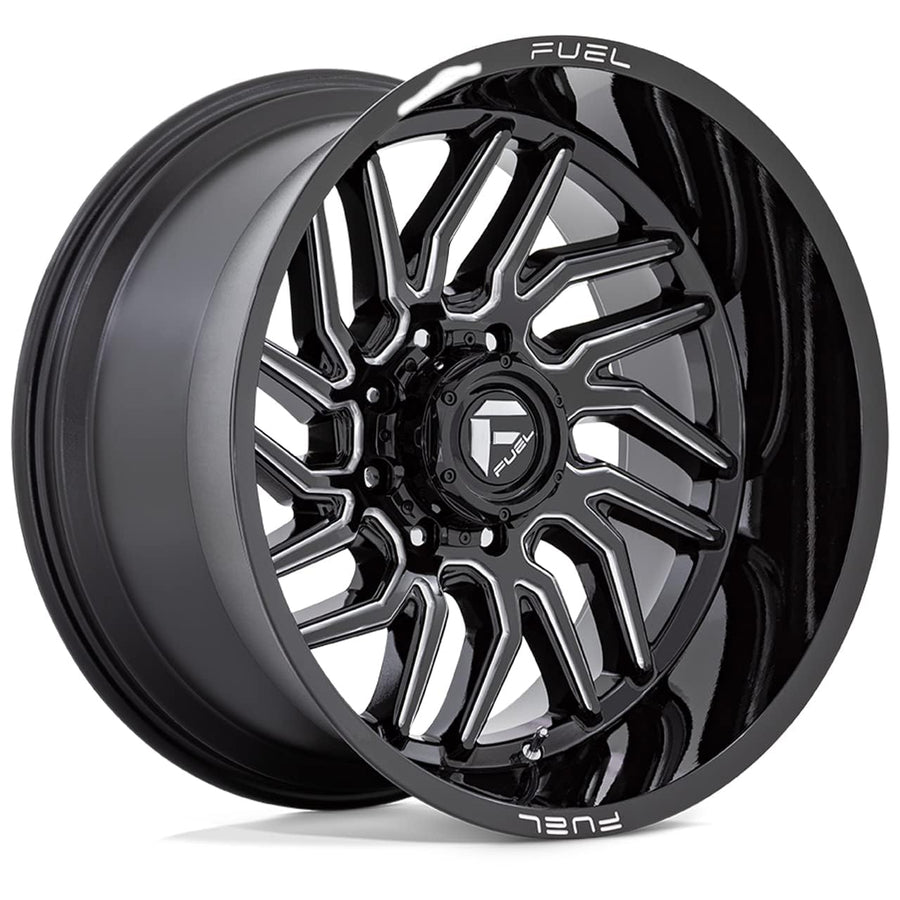 D807 HURRICANE FUEL OFF-ROAD 20X9, 5X150, 5.79, 20mm GLOSS BLACK MILLED - D80720905657