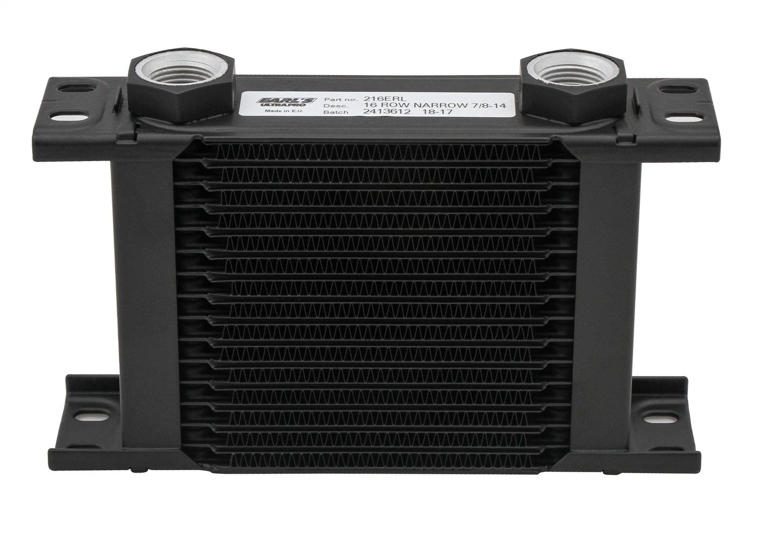 13 Row Earl's Ultrapro Cooler Black Narrow