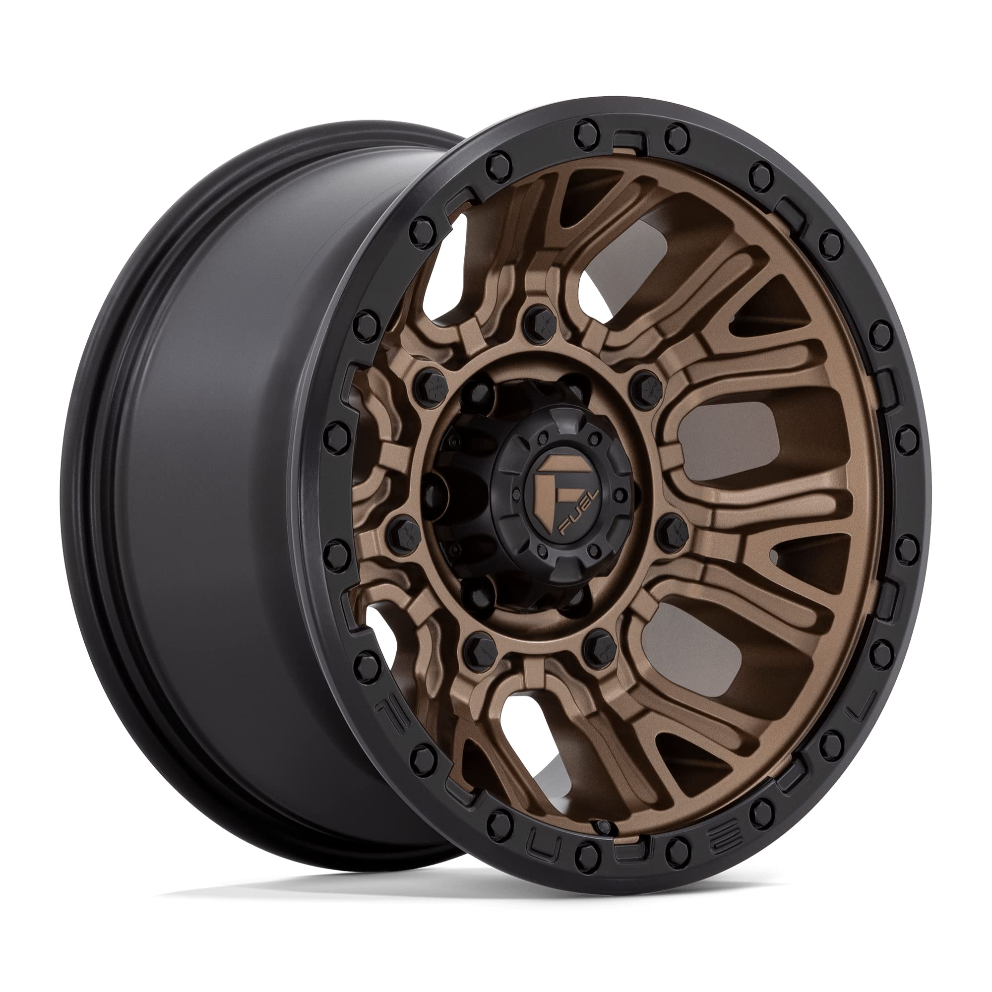 D826 TRACTION FUEL OFF-ROAD 20X10, 5X5.0, 4.79, 18mm MATTE BRONZE WITH BLACK RING - D82620007547
