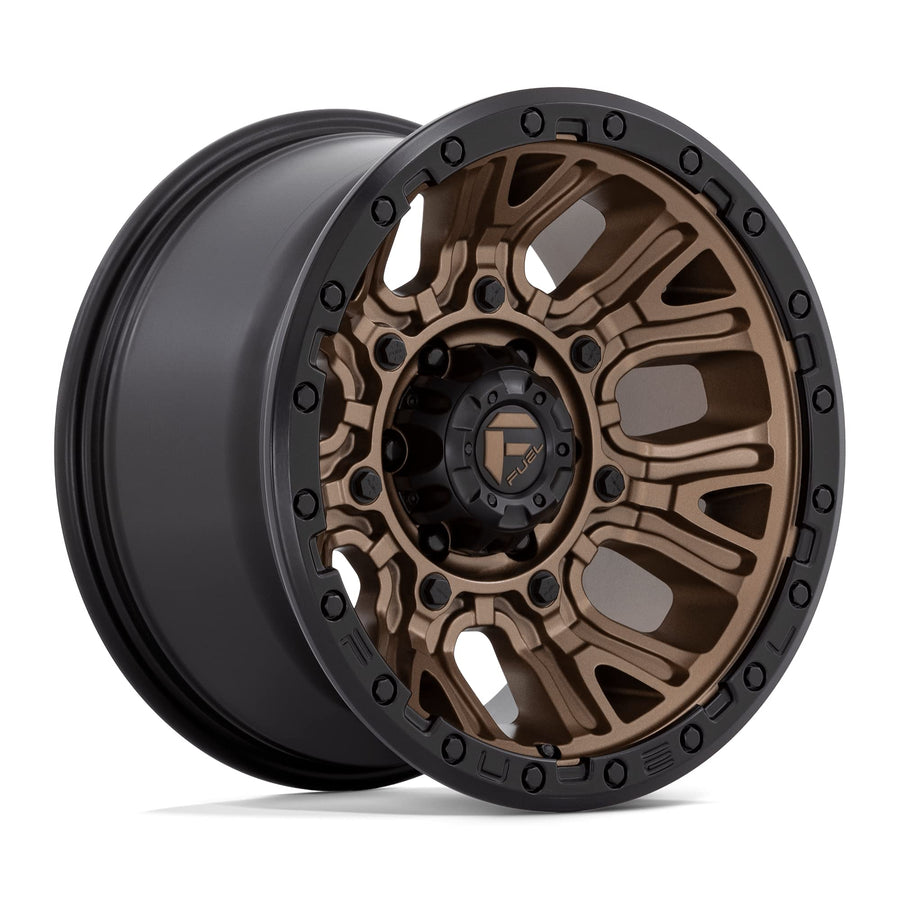 D826 TRACTION FUEL OFF-ROAD 20X10, 5X5.0, 4.79, 18mm MATTE BRONZE WITH BLACK RING - D82620007547