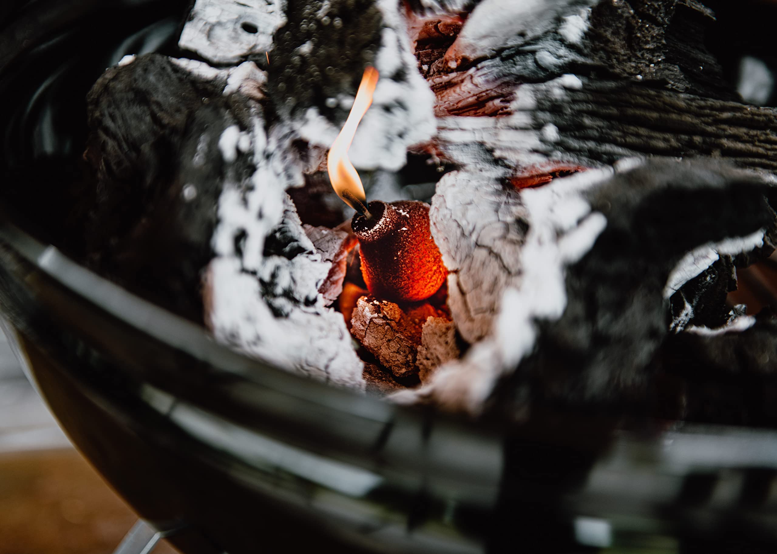 Jealous Devil Firestarters Boom! 8 Pack, 100% Natural Made from Coconut Fiber, No Smoke and Odorless, Waterproof, 20-Minute Long Burn for BBQ Lump Charcoal, Briquettes, Fireplace, Camping and More