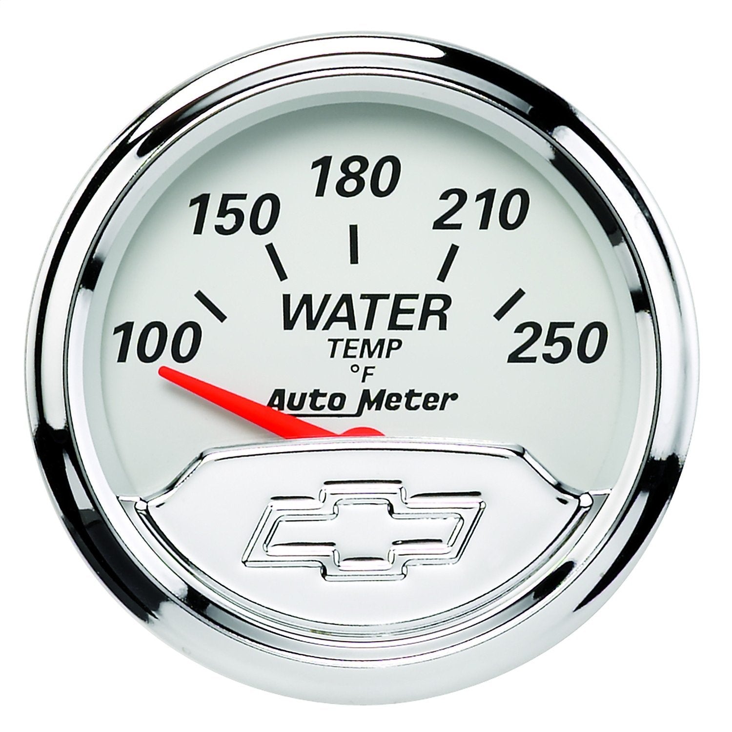 Chevy Auto Meter Vintage 2-1/16" Electric Water Temperature Gauge (100-250 Degree F, 52.4mm)