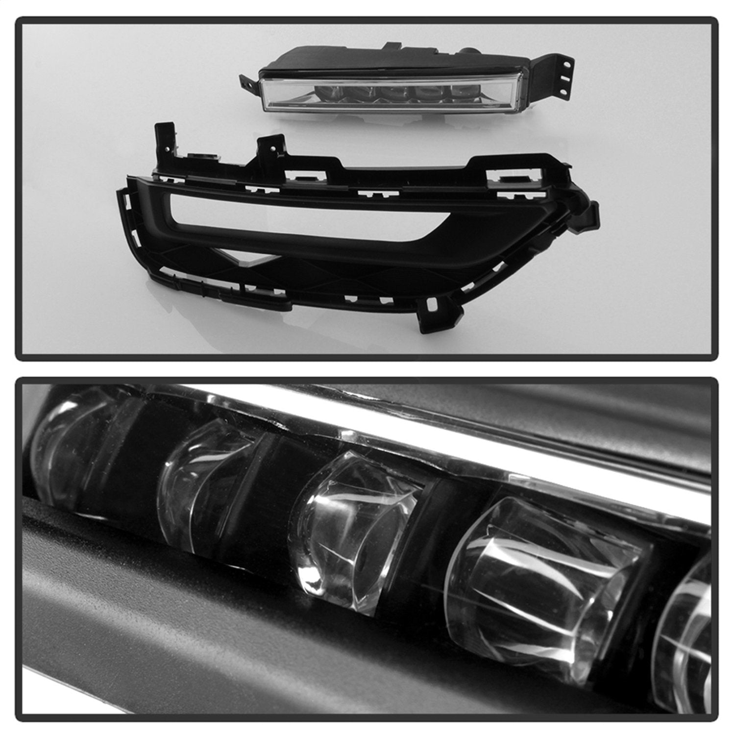 Honda Accord Coupe 2016-2017 Spyder 5083043 LED Fog Lights W/Switch- Clear