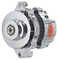 18062 Powermaster Chrome GM CS121 One Wire Alternator 100A