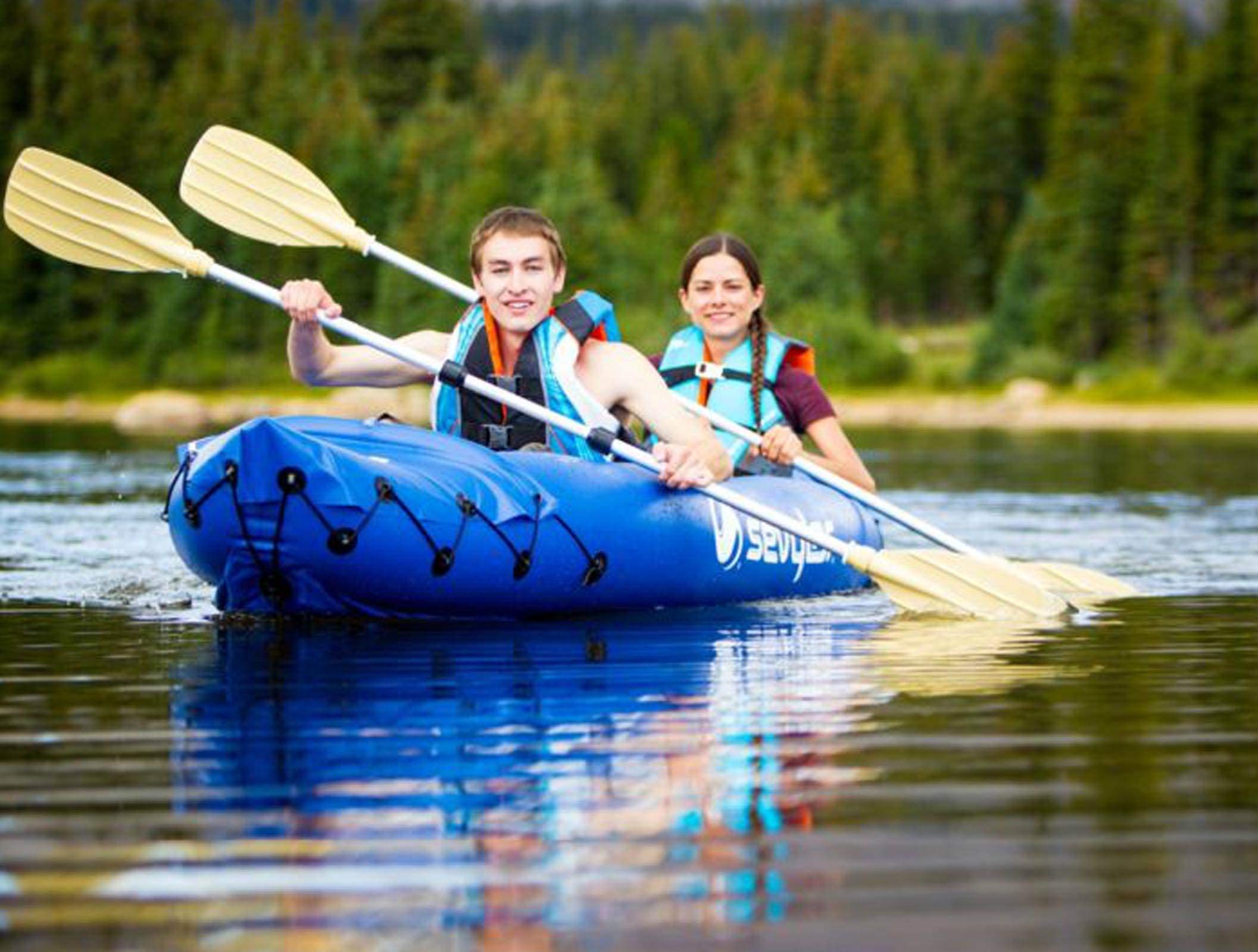 Fiji Sevylor 2-Person Kayak , Blue, 10' 4" x 2' 9"