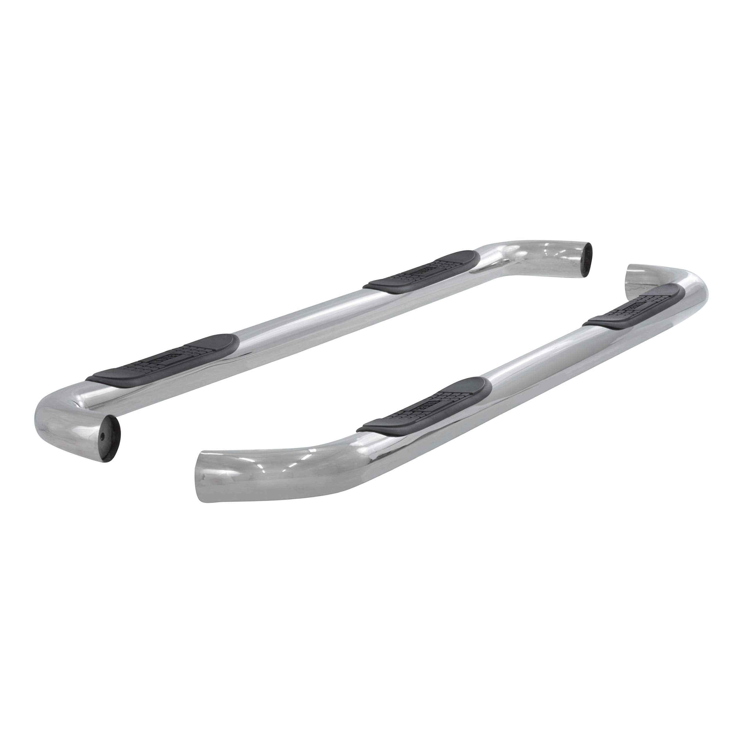 3-Inch Round Polished Stainless Steel ARIES Nerf Bars, No-Drill, Fits Select Ford Explorer Sport Trac