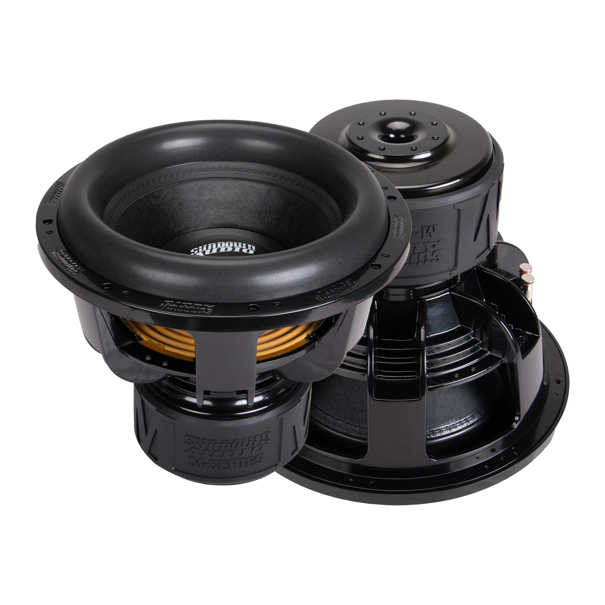 M15 Sundown Audio Car Subwoofer – 15" Dual 1 Ohm, 2000W RMS/4000W Peak, 3" Copper VC, 35mm Xmax, Mega Roll Surround, Quad Magnet Motor, Low-Distortion SPL Sub