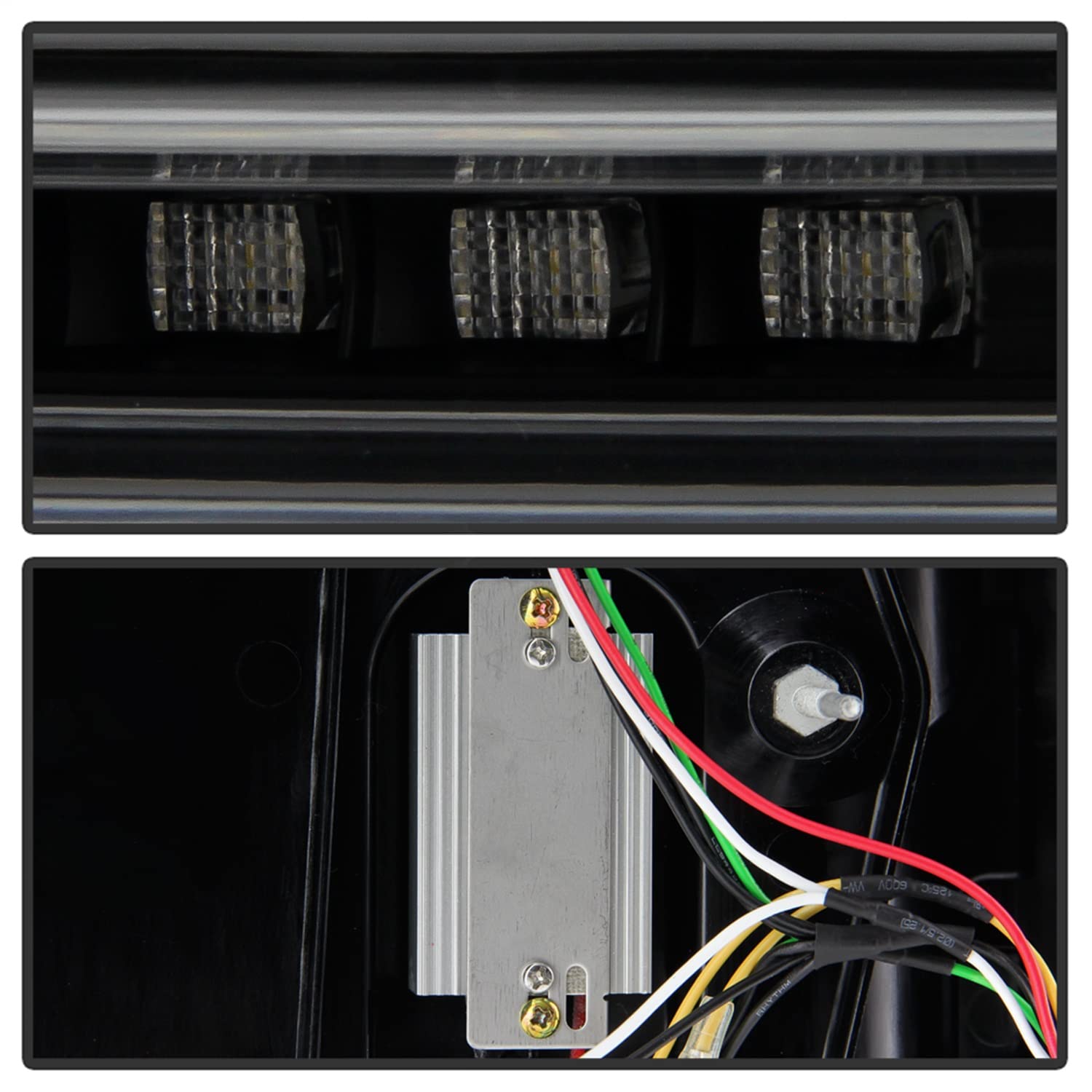 LED Fog Lights Spyder (ALT-YD-T4R10-SEQ-BK)