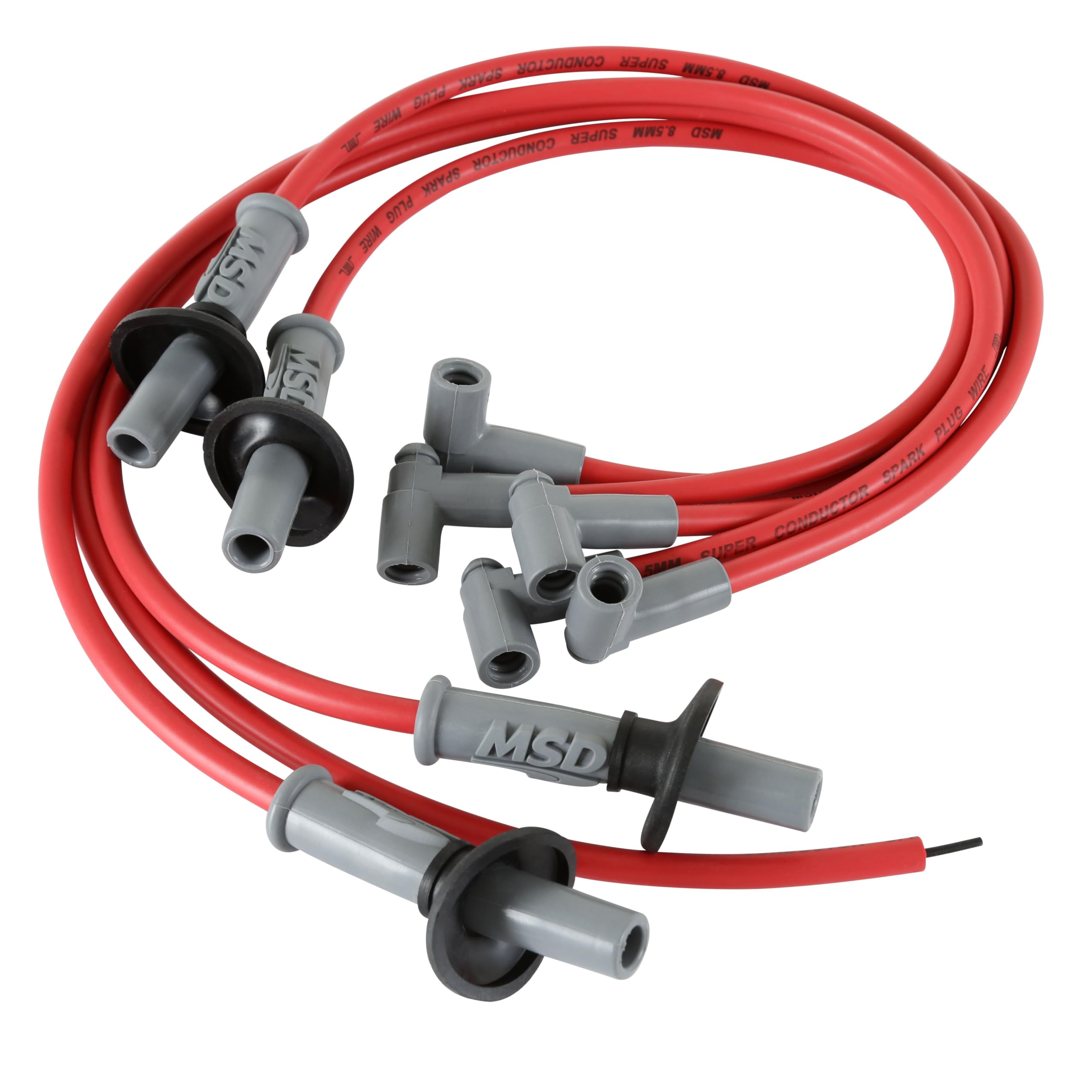 Super Conductor MSD 31939 Spark Plug Wire Set, for use with PN 8485