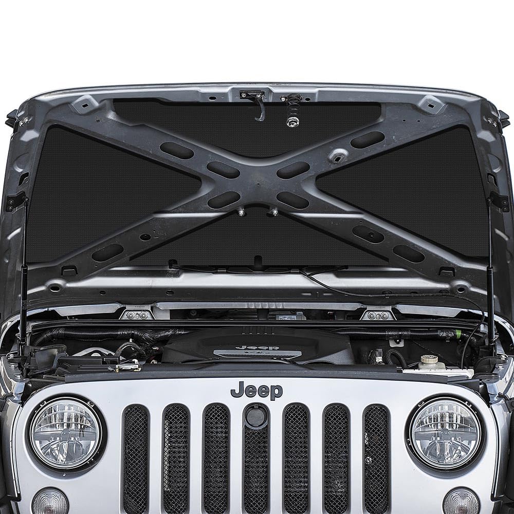 Under Hood Insulation Kit Design Engineering - Compatible with 07-18 Jeep Wrangler JK