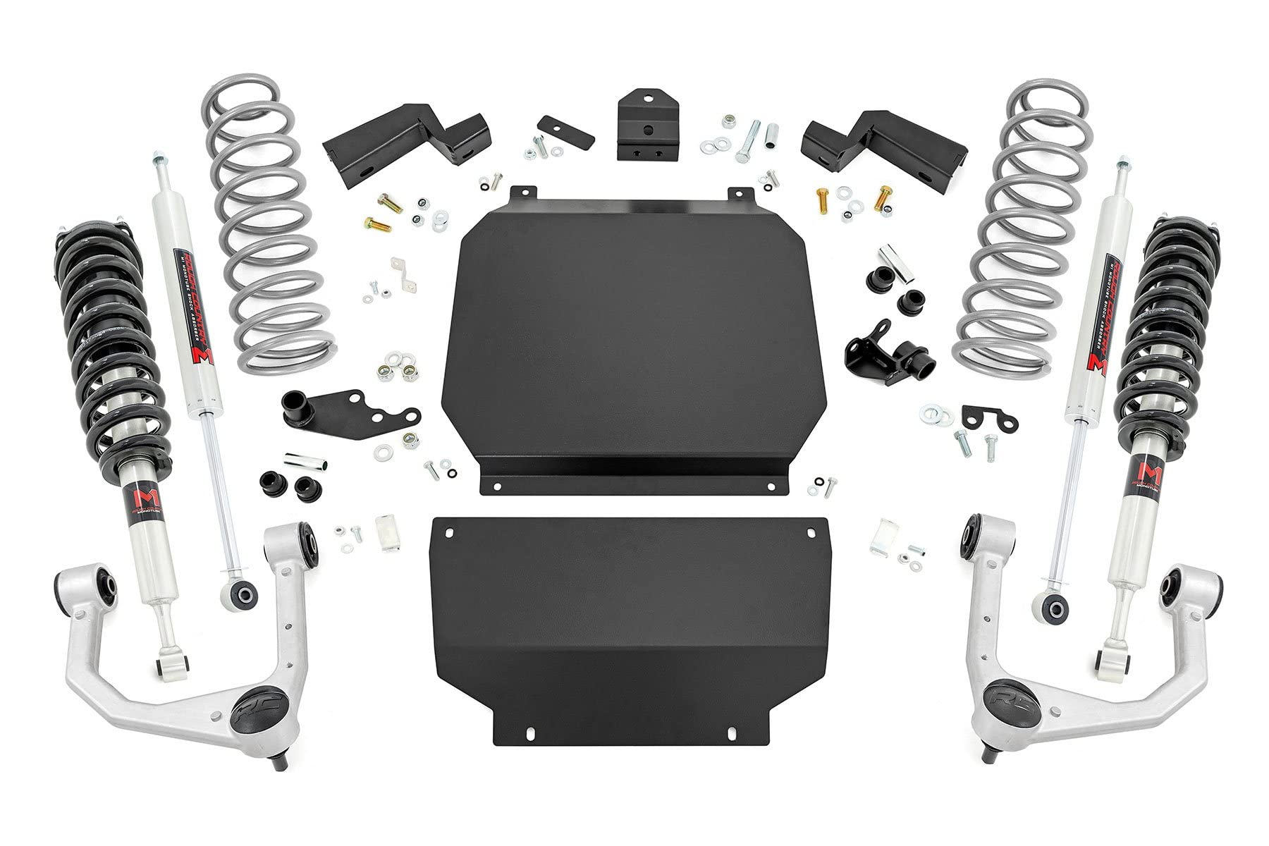 3.5" Inch Lift Kit Rough Country w/M1 Struts for 22-24 Toyota Tundra 4WD - 70340