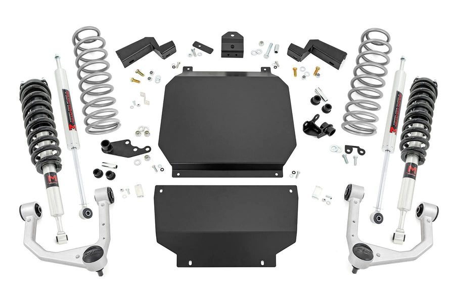 3.5" Inch Lift Kit Rough Country w/M1 Struts for 22-24 Toyota Tundra 4WD - 70340