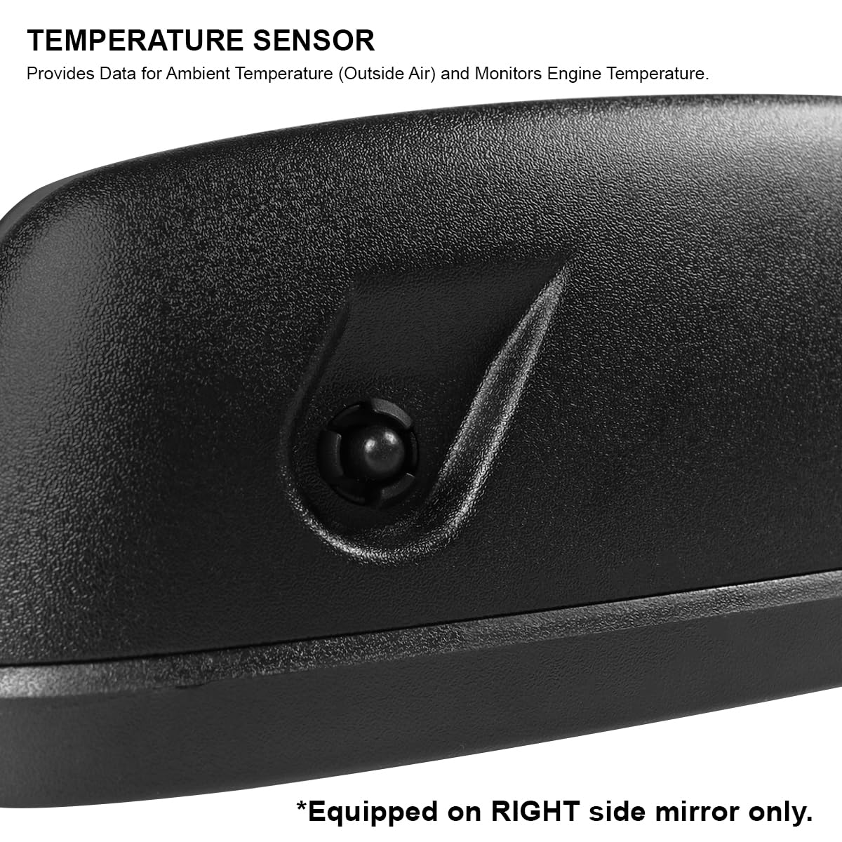 Spec-D Tuning Power Heated Black Towing Mirrors w/Temp Sensor w/LED Signal Compatible with 2014-2018 Chevy Silverado GMC Sierra 1500 2500HD 3500HD Left + Right Pair