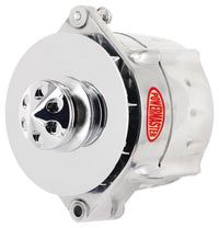 Alt GM Powermaster 12SI Polish 100A Smooth Look™ 1V Pulley Baffle & Cone 1 or 3 Wire
