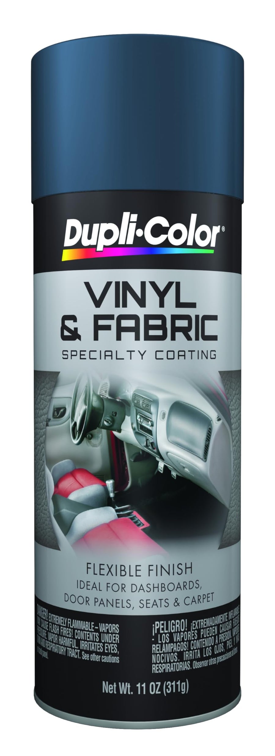 Vinyl and Fabric Coating Spray Paint Dupli-Color HVP112 - Medium Blue - 11 oz Aerosol Can