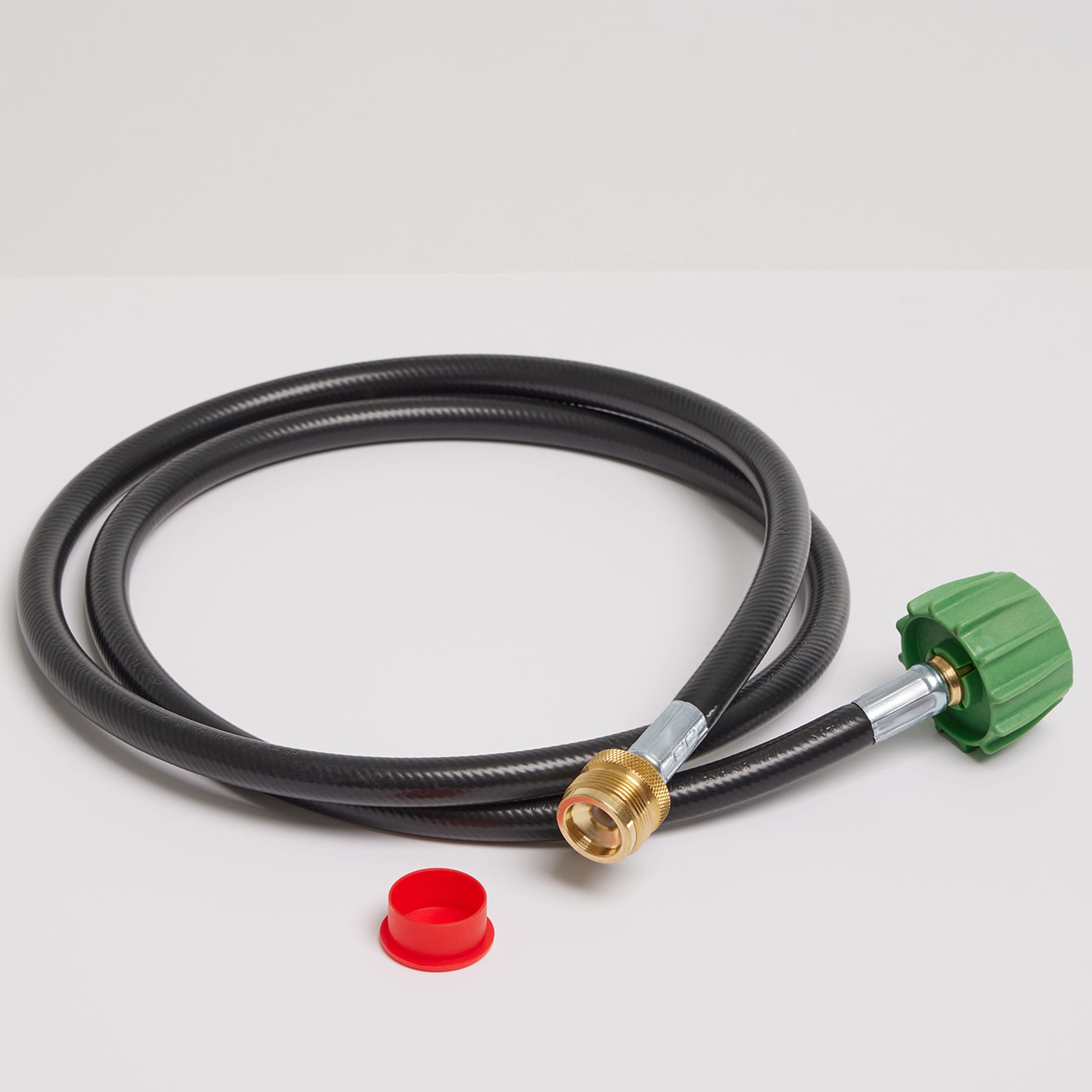 Coleman Propane Gas High-Pressure Hose and Adapter 5 Foot Type 1 Fitting or POL Fitting Available Use with Grills Stoves Lanterns Heaters and More