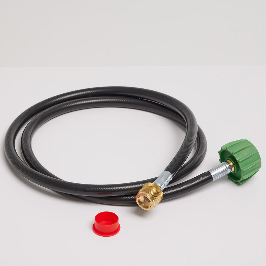 Coleman Propane Gas High-Pressure Hose and Adapter 5 Foot Type 1 Fitting or POL Fitting Available Use with Grills Stoves Lanterns Heaters and More