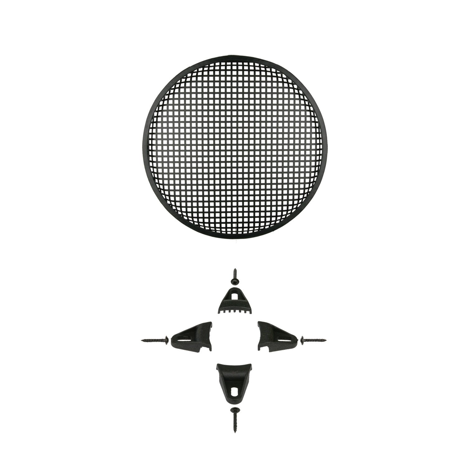 8-Inch Install Bay Steel Waffle Grille with Hardware
