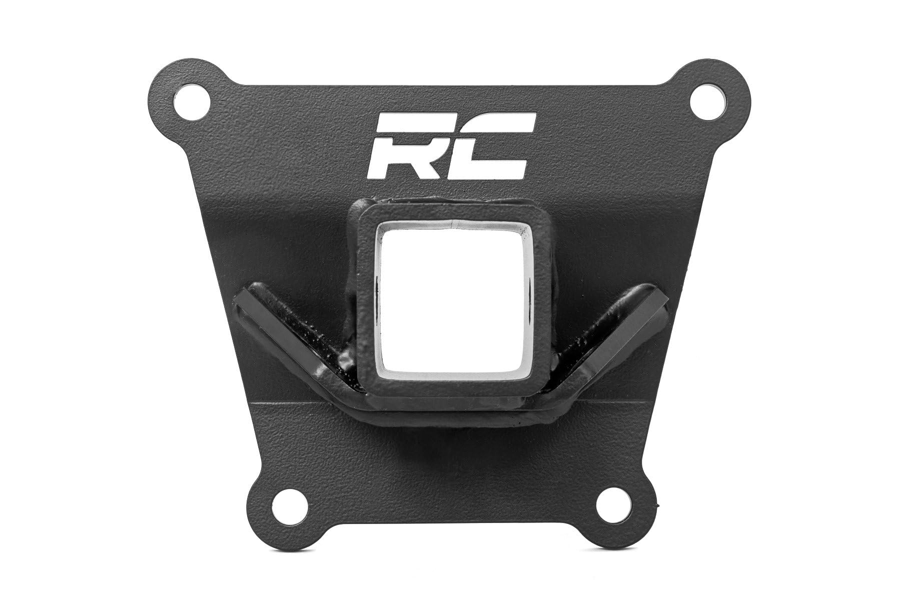 2" Rough Country UTV Receiver Hitch Plate for 19-22 Polaris RZR Turbo S - 93062,Black