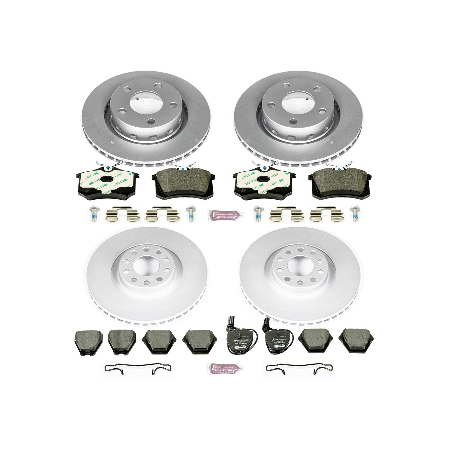 Euro-Stop Power Stop Brake Kit For Audi S6 Front and Rear 2002-2003 [Model Specific]