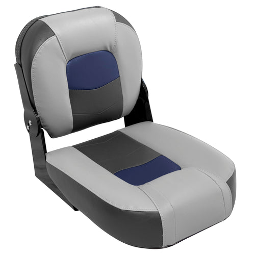Pro-Angler Series Wise 14" Center Seat Marble Grey/Blueberry/Charcoal