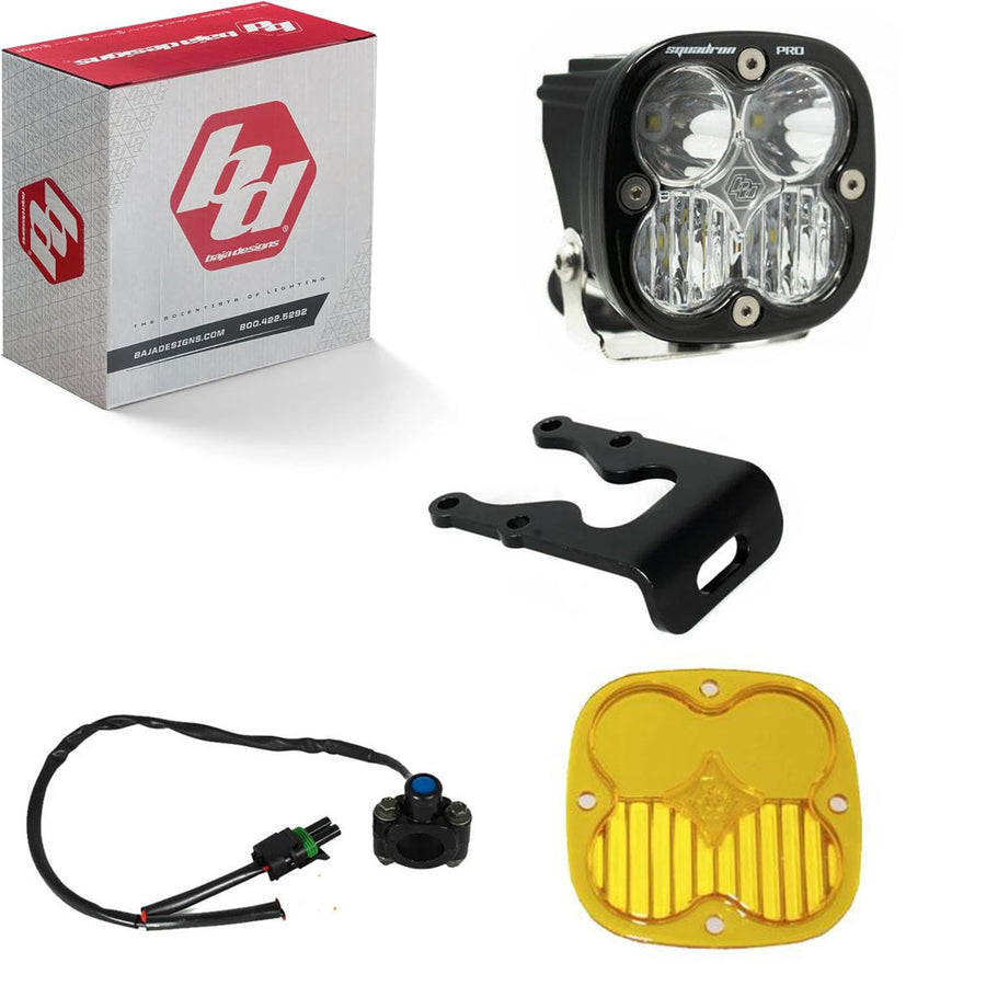 Squadron Pro Baja Designs Headlight Kit for Sur-Ron Light Bee X and Talaria MX3/MX4 (Driving Combo; Clear)