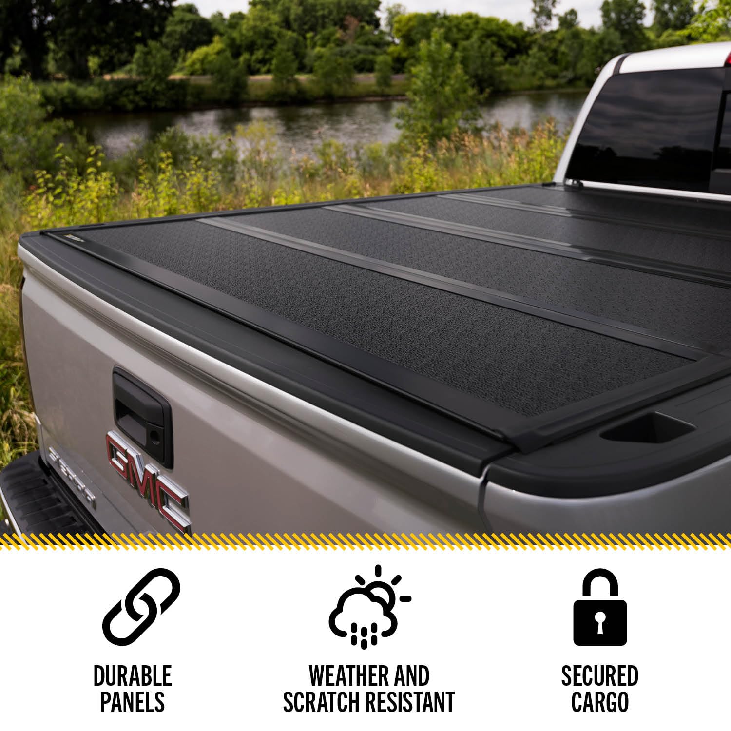 BAK BAKFlip F1 Hard Folding Truck Bed Tonneau Cover | 772227 | Fits 2019 - 2026 Dodge Ram 1500, Does Not Fit w/ Multi-Function (Split) Tailgate 5' 7" Bed (67.4")