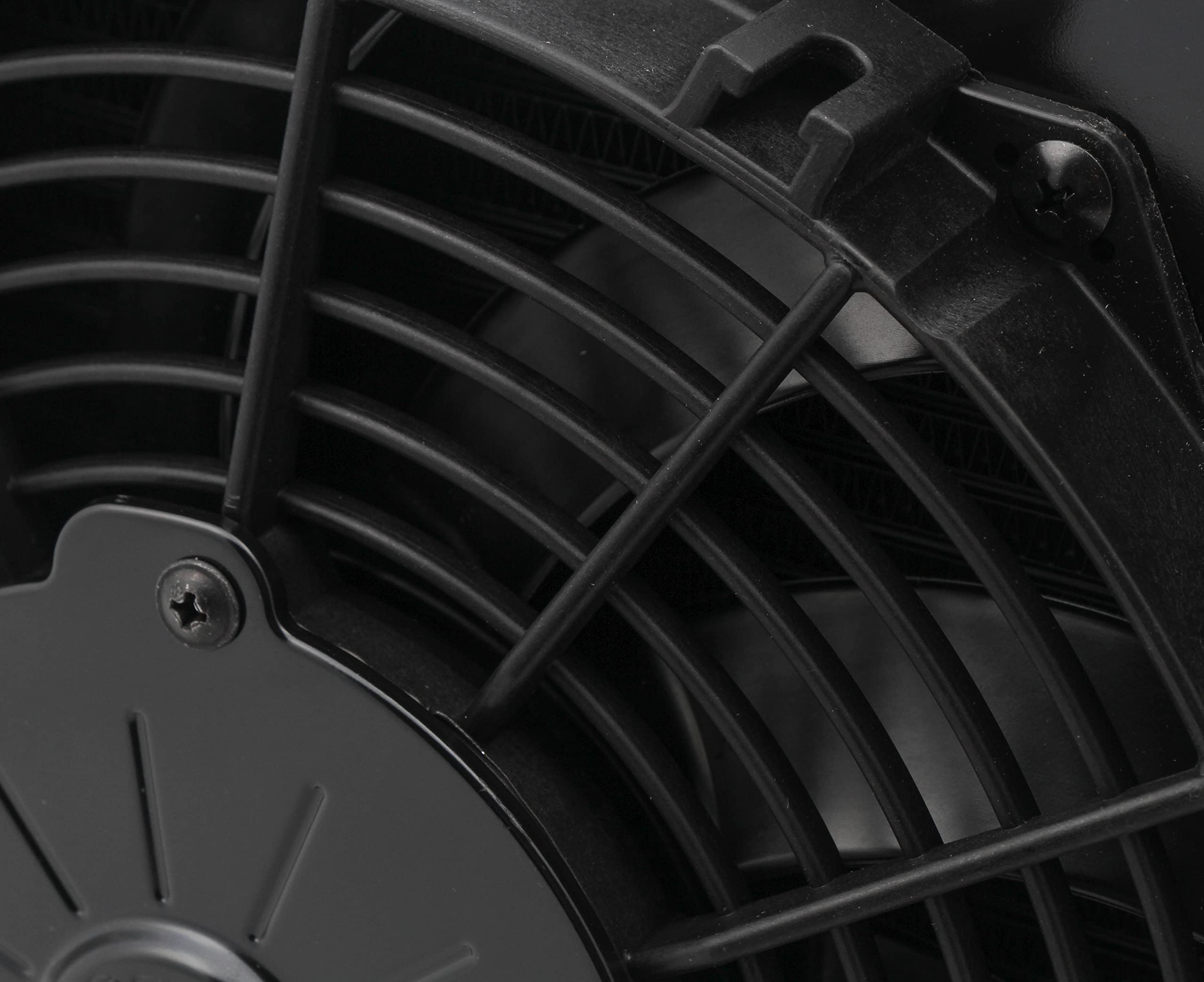 Earl's UltraPro Oil Cooler w/Fan Pack FP434ERL - Black - 34 Rows - Wide Cooler - 10 O-Ring Boss Female Ports