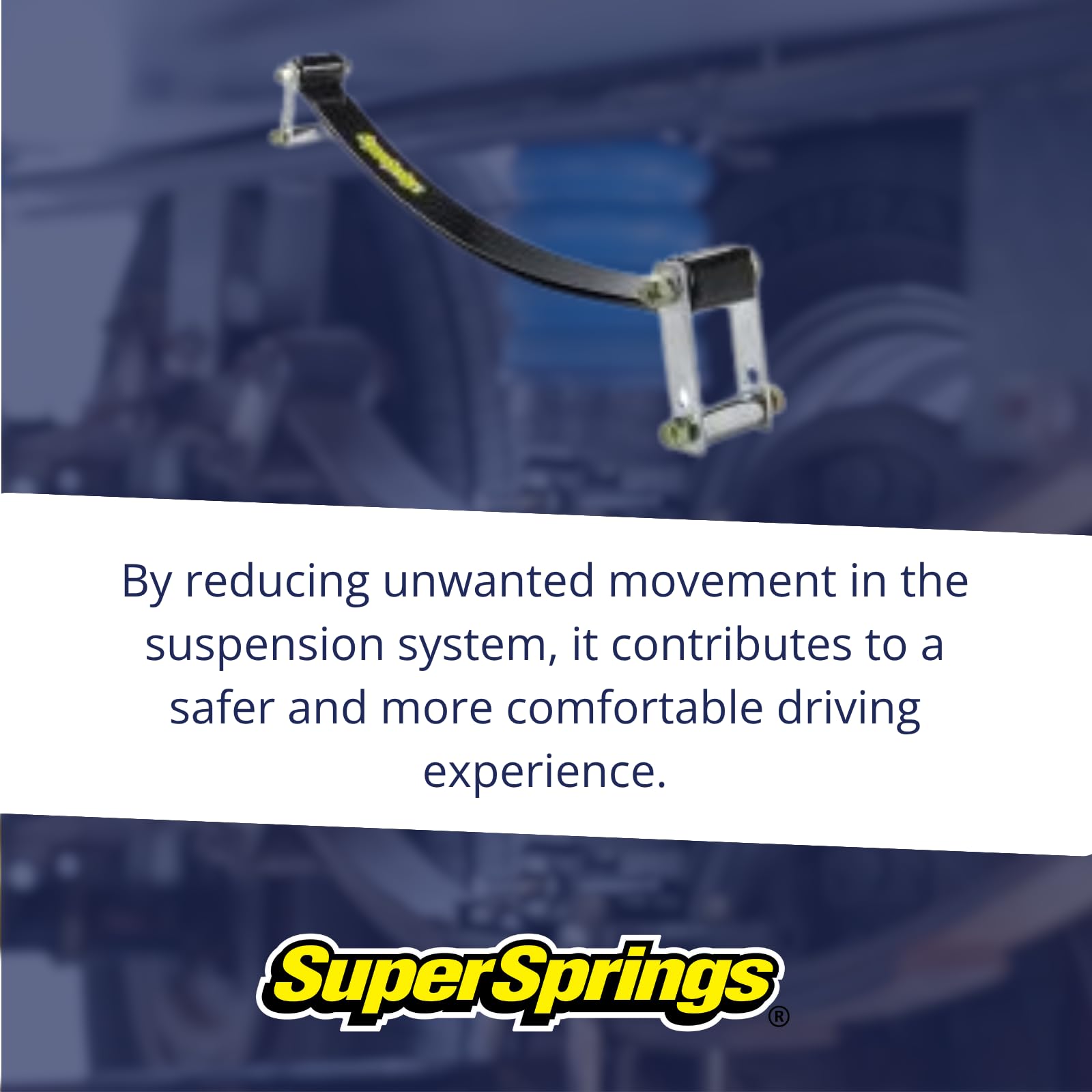 SuperSprings SSA22.5 for RAM 2500|3500, Ford F|E Series, Chevrolet|GMC Silverado|Sierra 3500, Nissan UD, Black